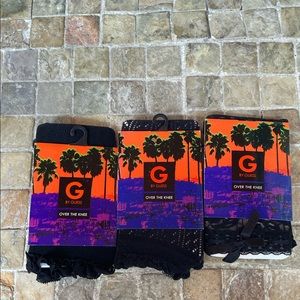 Bundle of 3 over the knee socks